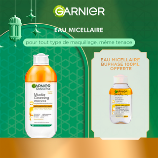 GARNIER Pack eau Micellaire Byphase 400ml = 100ml Byphase OFFERT