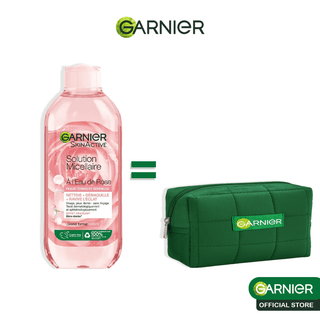 Garnier solution micellaire rose 400ml = Trousse offerte