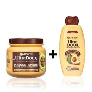 GARNIER ULTRA DOUX HAIR REMEDY AVOCAT 310ML + SHP 400ML AVOCAT / KARITE
