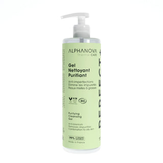 ALPHANOVA Gel Nettoyant Purifiant Anti-Imperfections PERFECT+ 400ml