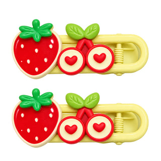 GOODA ACCESSOIRES CHEVEUX PINCES MOTIFS FRAISE