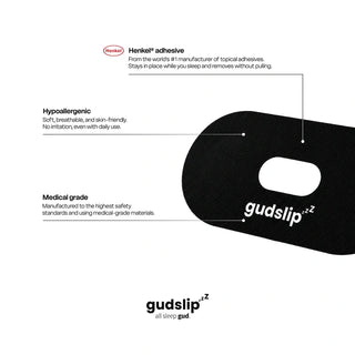 Gudslip Tape Bouche Ouverte – Bandelettes Buccales pour le Sommeil – 30 Unités