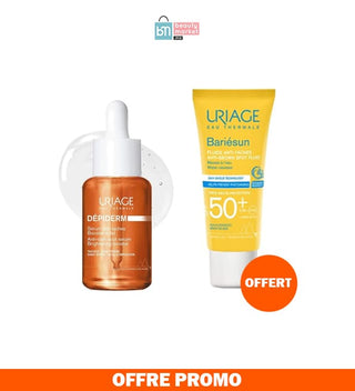 URIAGE DEPIDERM SERUM ANTI TACHES BOOSTER ECLAT 30 ML = BARISUN FLUID ANTI TACHE OFFERT