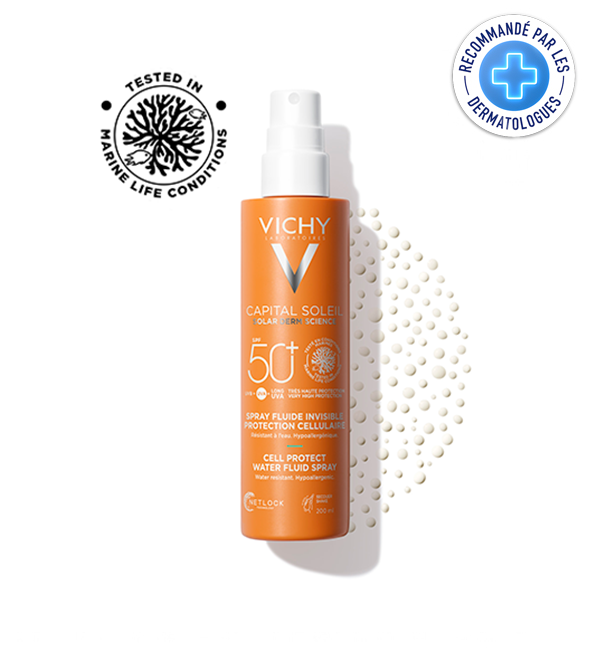 VICHY CAPITAL SOLEIL SPRAY FLUIDE INVISIBLE PROTECTION CELLULAIRE SPF50+ 200ML