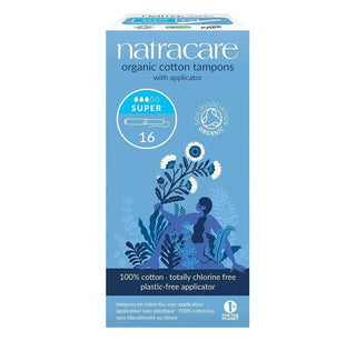 NATRACARE TAMPONS SUPER AVEC APPLICATEUR 16 U