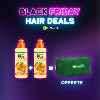 GARNIER ULTRA DOUX LEAVE IN CREAM HONEY DUO = Trousse OFFERTE