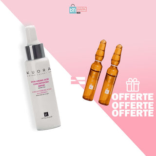 KUORA Serum concentré d'acide hyaluronique 30ml= 2 Flash Ampoules OFFERTES