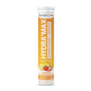 Santarome HYDRA'MAX Citron Fraise - 20 pastilles hydratation