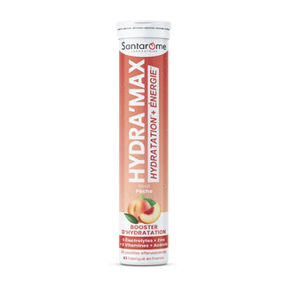 SANTAROME HYDRA'MAX Pêche – 20 Pastilles Hydratation