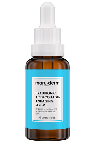 MARUDERM HYALURONIC ACID+COLLAGEN SERUM ANTI AGE 30ML – Sérum hydratant et raffermissant pour peau plus jeune