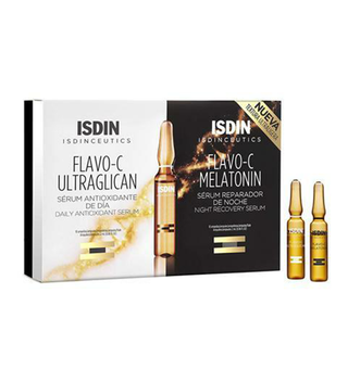 Isdin Flavo-C sérum Jour Et Nuit 24h 2+2 Ampoules