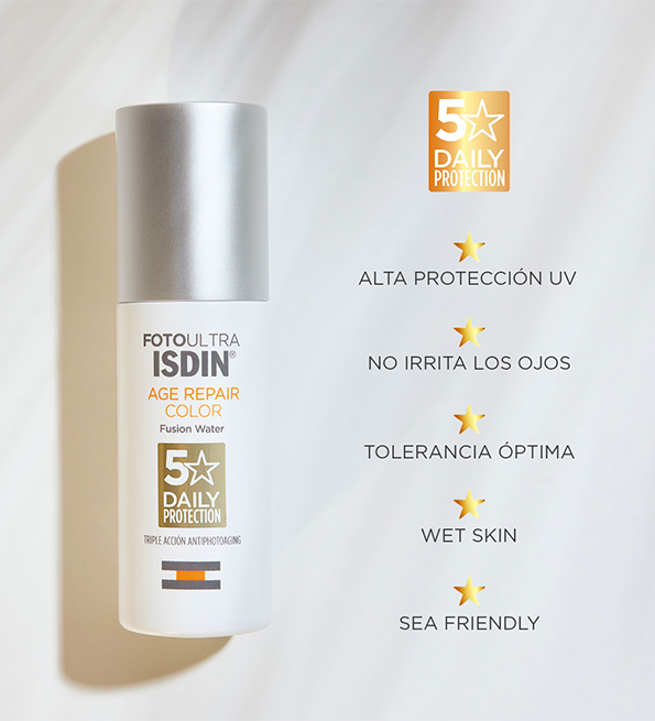 ISDIN FOTOULTRA AGE REPAIR COLOR FUSION WATER SPF 50 /50ML