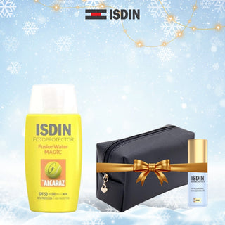 ISDIN FOTOPROTECTOR FUSION WATER MAGIC SPF 50 BY ALCARAZ 50 ML= Trousse+hyaluronic 5 ml offerts