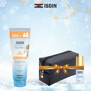 ISDIN Fotoprotector Gel Cream Pediatrics SPF 50+ 250ML = Trousse+hyaluronic 5 ml offerts