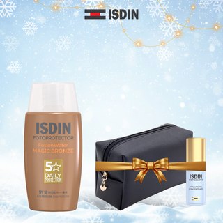 ISDIN Fotoprotector Fusion Water Color Bronze SPF 50 = Trousse+hyaluronic 5 ml offerts