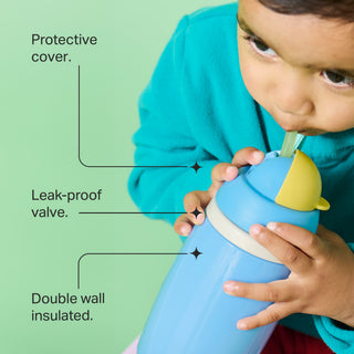 Tommee Tippee - Gobelet paille actif 12 mois 266 ml
