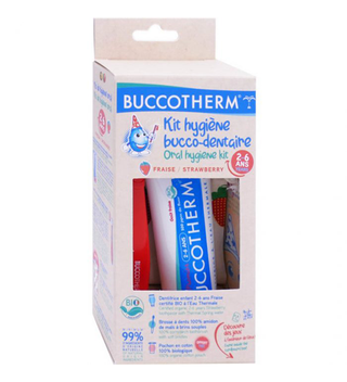 BUCCOTHERM KIT ENFANT 2-6 ANS 50 ML GOUT FRAISE