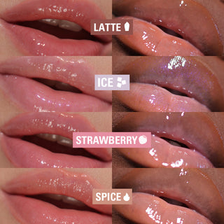 Revolution Juicy Peptide Lip Balm Nude Latte