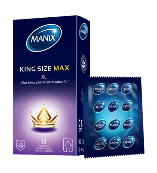 Manix King Size – 12 Piéces