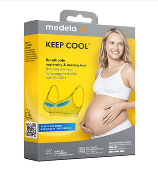 Medela Soutien-gorge de grossesse et d’allaitement Keep Cool Blanc S, M, L, XL