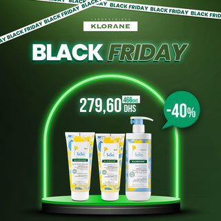 KLORANE OFFRE BLACK FRIDAY SHAMPOOING KLORANE BB + GEL KLORANE BB + LAIT DE TOILETTE 500ML