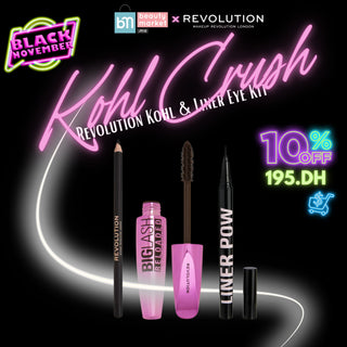 Kohl Crush – Revolution Kohl & Liner Eye Kit – Regard intense et captivant