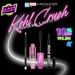 Kohl Crush – Revolution Kohl & Liner Eye Kit – Regard intense et captivant