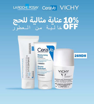 PACK ESSENTIEL HAJJ : VICHY, LA ROCHE-POSAY & CERAVE