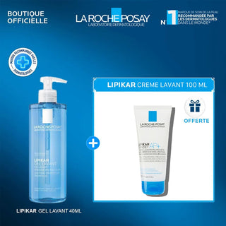 La Roche-Posay Lipikar Gel Lavant 400ML = creme lavant 100 ML OFFERTE