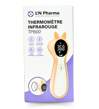 L2N PHARMA Thermomètre frontal Orange