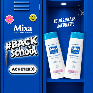 MIXA DUO LAIT DE TOILETTE TRÈS DOUX 300ML *2