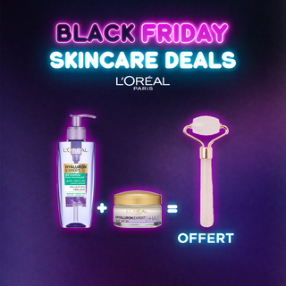 L'oréal paris hyaluron expert gel nettoyant oil control 200ml + Hyaluron Expert Creme Jour 50ml = Roller OFFERT