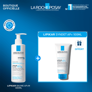 La Roche Posay Lipikar Baume AP+ M 400ml = LIPIKAR SYNDET 100ML OFFERT