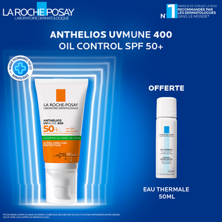 La Roche-Posay Anthelios Oil Control Invisible SPF50+ Peau M à G 50ml = Eau thermale 50 ml Offerte