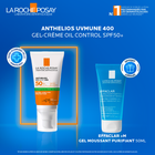 La roche posay anthelios oil control invisible spf50+ peau m à g 50ml = Effaclar Gel Moussant 50ml OFFERT