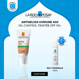 La roche posay anthelios teinte uvmune 400 gel creme oil control spf 50 = Eau thermale 50 ml Offerte