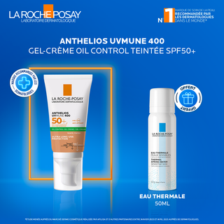 La roche posay anthelios teinte uvmune 400 gel creme oil control spf 50 = Eau thermale 50 ml Offerte