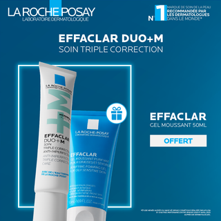 La Roche-Posay Effaclar Duo+M 40ml Anti-Imperfections = Gel Moussant 50ml OFFERT