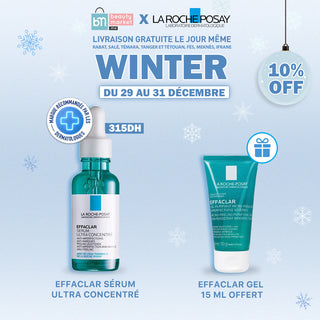 La roche posay effaclar serum ultra concentre 30ml = Gel Effaclar 15 ML Offert
