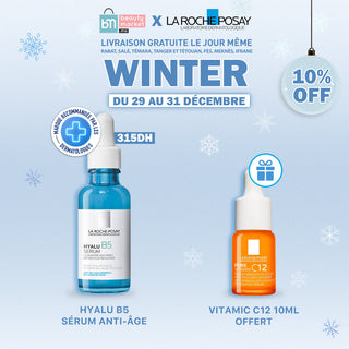 La roche posay hyalu b5 sérum 30 ml = Vitamic C12 10ml OFFERT