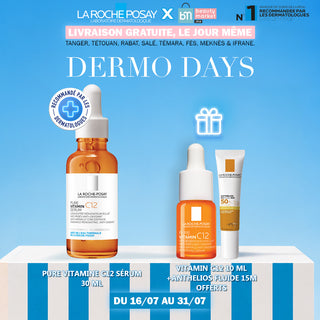 La Roche Posay Pure Vitamin C12 Serum 30ml = Mini Vitamin C12 10ml + Anthelios Fluide 15ml Offerts