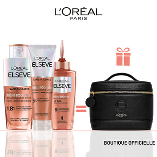 L'Oréal Paris Elseve Routine Fiber Booster Anti-Chute Shampoo 200ml + Serm 120 Ml + Apsh 150 M = Vanity Offerte