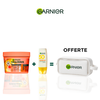 Garnier Pack Hair Food PINEAPPLE + Super UV Vitamin C = Trousse Blanche OFFERTE