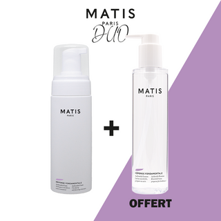 MATIS DUO REPONSE FONDAMENTALE - AUTHENTIK FOAM-Nettoyant Clarifiant Visage 150ml + ESSENCE LOTION ESSENTIELLE 200ML OFFERT