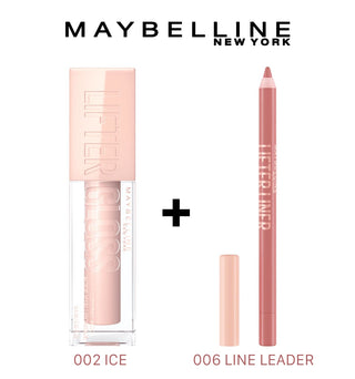 MAYBELLINE LIFTER GLOSS À LÈVRES REPULPANT 002 ICE = LIP LINER 006 LINE LEADER