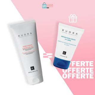 KUORA Stretch Mark Gel Anti-Vergetures 200ml = CRÈME MAINS RÉPARATRICE À L'URÉE 5% 50ML OFFERTE