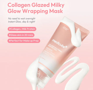 Medicube Collagen Milk Toning Wrapping Mask 75 ml masque peel-off au collagène BeautyMarket parapharmacie Maroc