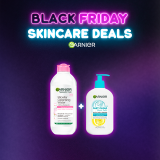GARNIER FAST CLEAR GENTEL CLEANSER 250ML+ Solution Micellaire PS 400ml