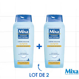 Mixa Crème Douche Surgras 400ml*2