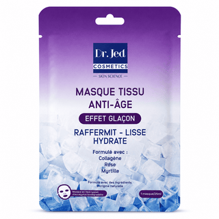Dr. Jed – Masque Anti-Âge au collagène effet glaçon, sachet 25 ml